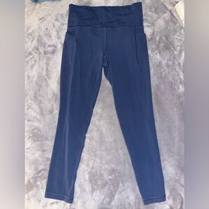 ATHLETA Soft Leggings with pockets - Blue